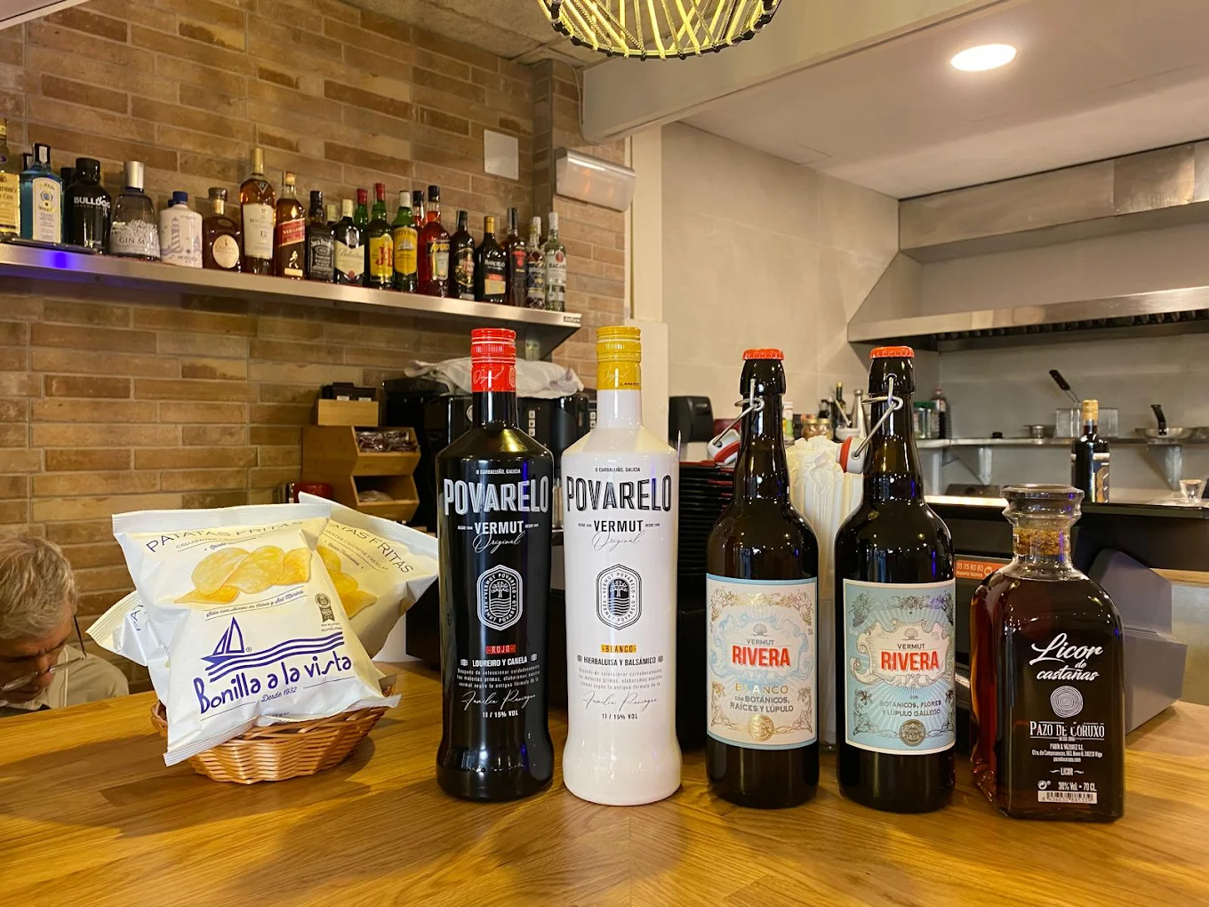 Selección de vermuts y licores gallegos